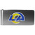 Los Angeles Rams Steel Money Clip, Logo