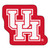University of Houston - Houston Cougars Mascot Mat Interlocking UH Primary Logo Red