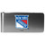 New York Rangers® Steel Money Clip, Logo
