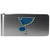 St. Louis Blues® Steel Money Clip, Logo