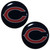 Chicago Bears Ear Gauge Pair 50G