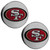 San Francisco 49ers Ear Gauge Pair 50G