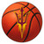 Arizona State University - Arizona State Sun Devils Basketball Mat "Pitchfork" Logo Orange