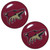 Arizona Coyotes® Ear Gauge Pair 0G