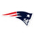 New England Patriots 8 inch Auto Decal