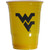 W. Virginia Mountaineers Plastic Game Day Cups