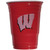 Wisconsin Badgers Plastic Game Day Cups