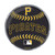 Pittsburgh Pirates Embossed Baseball Emblem Primary Logo and Wordmark