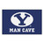 Brigham Young University - BYU Cougars Man Cave UltiMat "Oval Y" Logo Blue