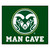 Colorado State University - Colorado State Rams Man Cave Tailgater "Ram" Logo Green