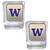 Washington Huskies Square Glass Shot Glass Set