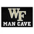 Wake Forest University - Wake Forest Demon Deacons Man Cave Starter WF Primary Logo Black