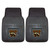 Western Michigan University - Western Michigan Broncos 2-pc Vinyl Car Mat Set "W & Bronco" Logo Black