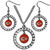 Kansas City Chiefs Rhinestone Hoop Jewelry Set