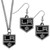 Los Angeles Kings® Dangle Earrings and Chain Necklace Set