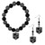 Los Angeles Kings® Fan Bead Earrings and Bracelet Set