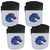 Boise St. Broncos Chip Clip Magnet with Bottle Opener, 4 pack