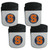 Syracuse Orange Clip Magnet with Bottle Opener, 4 pack