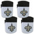 New Orleans Saints Chip Clip Magnet with Bottle Opener, 4 pack