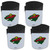 Minnesota Wild Chip Clip Magnet with Bottle Opener, 4 pack