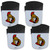 Ottawa Senators Chip Clip Magnet with Bottle Opener, 4 pack