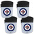 Winnipeg Jets Chip Clip Magnet with Bottle Opener, 4 pack