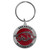 Arkansas Razorbacks Carved Metal Key Chain