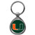 Miami Hurricanes Chrome Key Chain