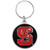 N. Carolina St. Wolfpack Carved Metal Key Chain