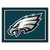 Philadelphia Eagles 8x10 Rug Eagle Head Primary Logo Green