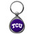 TCU Horned Frogs Chrome Key Chain