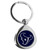 Houston Texans Round Teardrop Key Chain