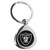 Las Vegas Raiders Round Teardrop Key Chain