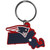 New England Patriots Home State Flexi Key Chain
