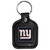New York Giants Square Leatherette Key Chain