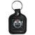 Edmonton Oilers® Square Leatherette Key Chain