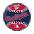 Washington Nationals Embossed Baseball Emblem Primary Logo and Wordmark