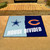 NFL House Divided - Cowboys / Bears House Divided Mat House Divided Multi