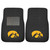 University of Iowa - Iowa Hawkeyes 2-pc Embroidered Car Mat Set Tigerhawk Primary Logo Black