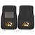 University of Missouri - Missouri Tigers 2-pc Embroidered Car Mat Set Tiger Head Primary Logo Black