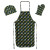 Green Bay Packers Apron, Oven Mitt, And Chef Hat