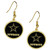 Dallas Cowboys Gold Tone Earrings