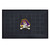 East Carolina University - East Carolina Pirates Medallion Door Mat Pirate Primary Logo Black