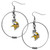 Minnesota Vikings 2 Inch Hoop Earrings