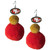 San Francisco 49ers Pom Pom Earrings