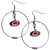 Carolina Hurricanes® 2 Inch Hoop Earrings