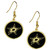 Dallas Stars Gold Tone Earrings