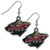 Minnesota Wild® Chrome Dangle Earrings