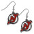 New Jersey Devils® Chrome Dangle Earrings