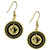 Winnipeg Jets Gold Tone Earrings